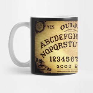 Yellow Ouija Board Set Mug